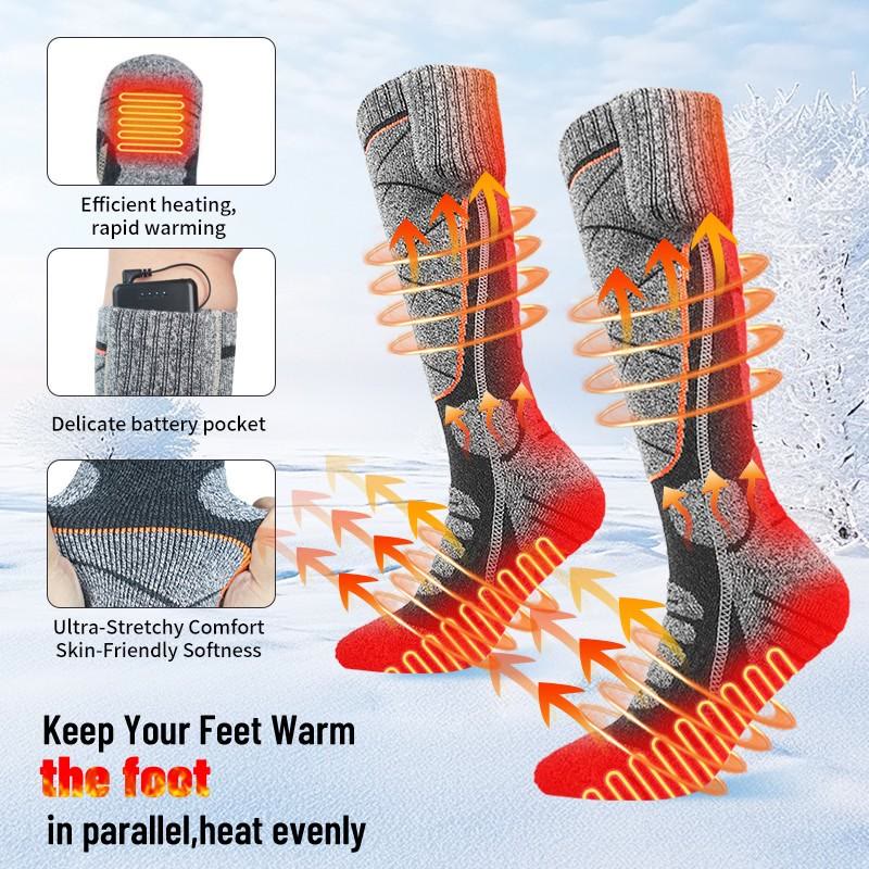 Rechargeable Heated Socks – Adjustable Heat for Cold Weather