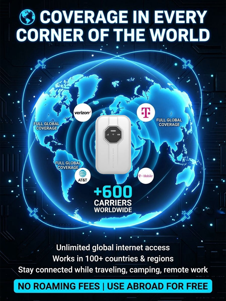 Next-Gen Satellite WiFi6+ Portable Router - 300Mbps Stay connected all day with our pocket router- Nationwide Clearance