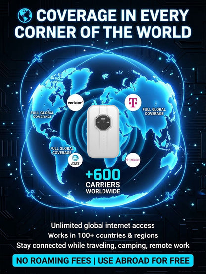 Next-Gen Satellite WiFi6+ Portable Router - 300Mbps Stay connected all day with our pocket router- Nationwide Clearance