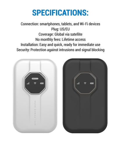 Next-Gen Satellite WiFi6+ Portable Router - 300Mbps Stay connected all day with our pocket router- Nationwide Clearance