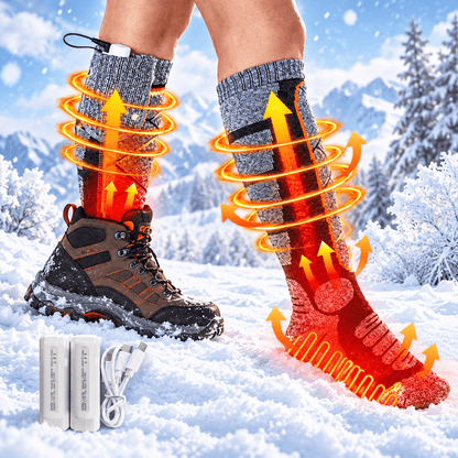 Rechargeable Heated Socks – Adjustable Heat for Cold Weather