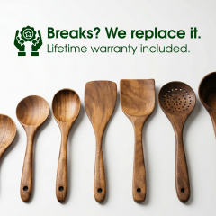 💥 Non‑Toxic Wooden Cooking Tools✅Wood Utensil Set