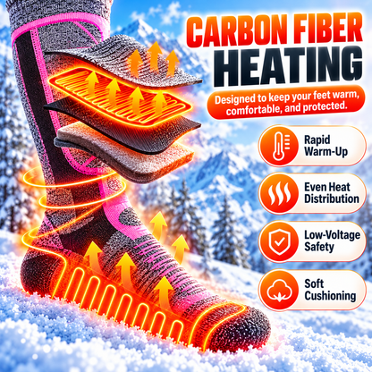 Rechargeable Heated Socks – Adjustable Heat for Cold Weather