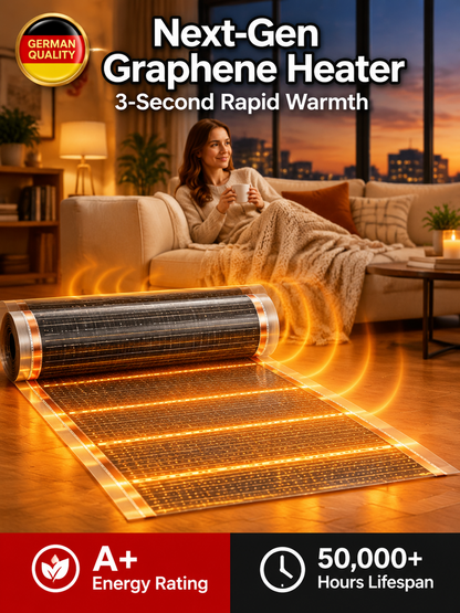 【Heats Up in 5 Seconds】German High-Tech Graphene Wall Heater
