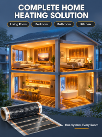 【Heats Up in 5 Seconds】German High-Tech Graphene Wall Heater