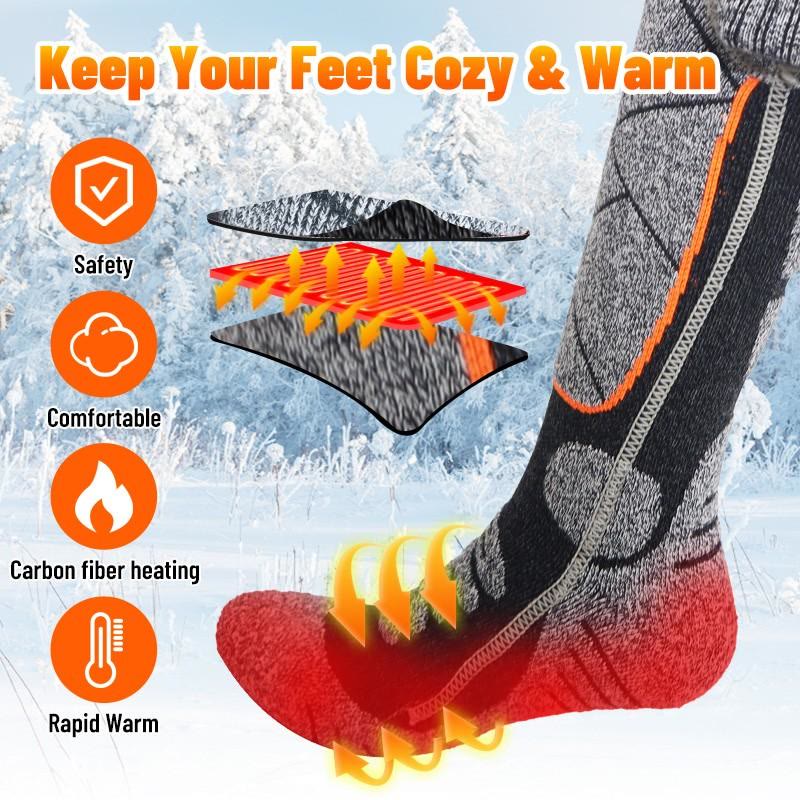 Rechargeable Heated Socks – Adjustable Heat for Cold Weather