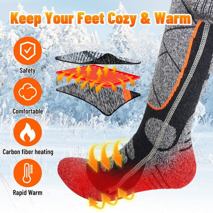 Rechargeable Heated Socks – Adjustable Heat for Cold Weather