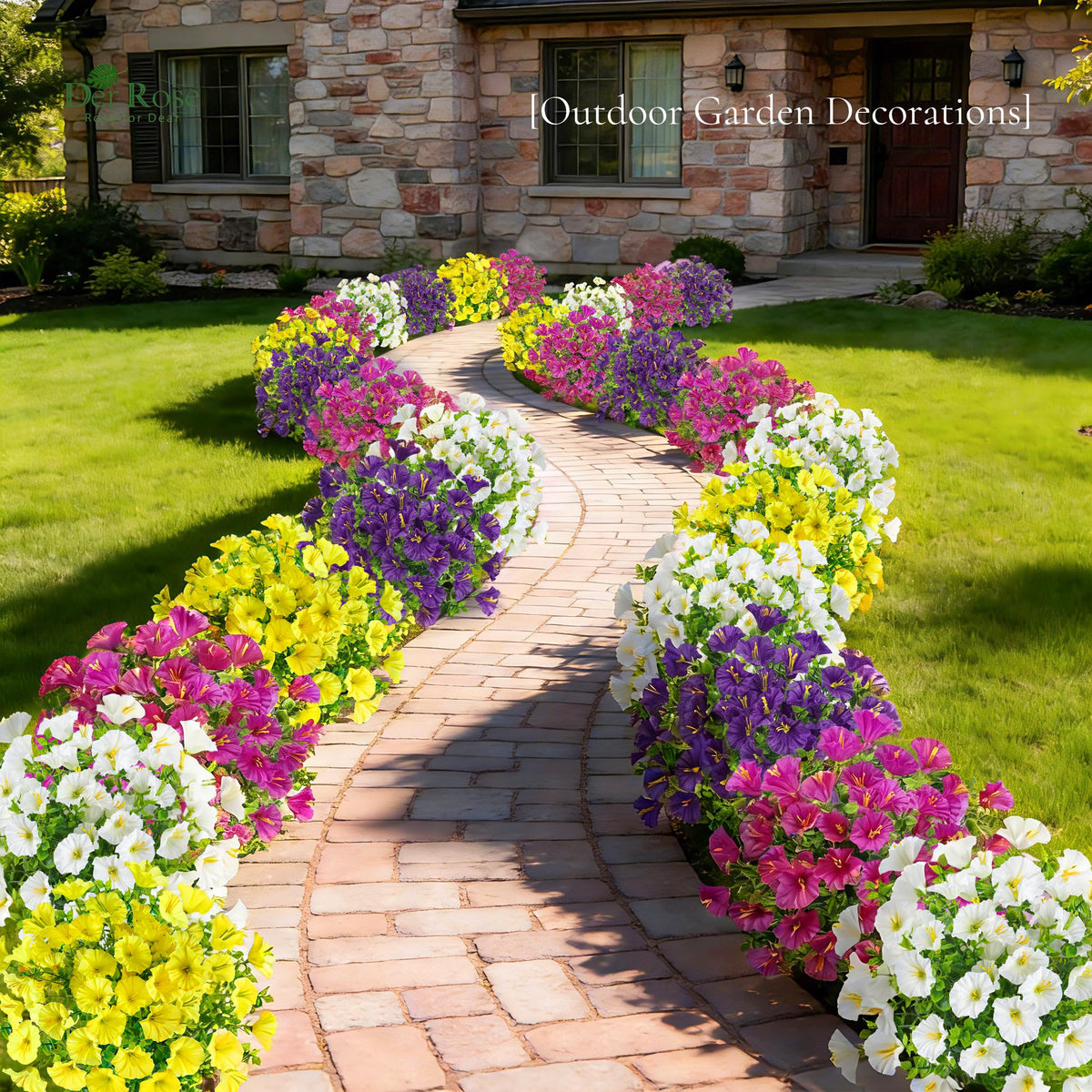 🔥BUY 1 GET 1 FREE (2 PCS)🔥UV Resistant Artificial Petunias Flowers