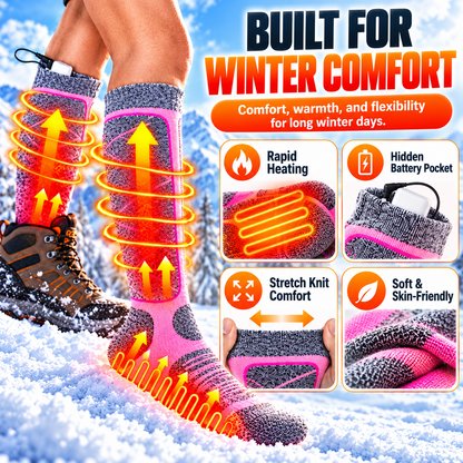 Rechargeable Heated Socks – Adjustable Heat for Cold Weather